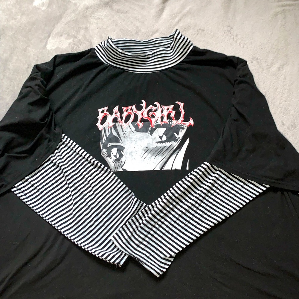 anime baby girl shirt plus size SHEIN